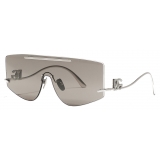 Dolce & Gabbana - Occhiale da Sole DG Crystal - Argento Grigio Chiaro - Dolce & Gabbana Eyewear