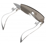 Dolce & Gabbana - DG Crystal Sunglasses - Silver Light Grey - Dolce & Gabbana Eyewear