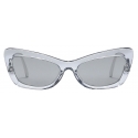 Dolce & Gabbana - DG Crystal Sunglasses - Transparent Grey - Dolce & Gabbana Eyewear