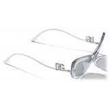 Dolce & Gabbana - DG Crystal Sunglasses - Transparent Grey - Dolce & Gabbana Eyewear