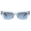 Dolce & Gabbana - Occhiale da Sole DNA - Azzurro Trasparente - Dolce & Gabbana Eyewear