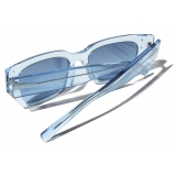 Dolce & Gabbana - Occhiale da Sole DNA - Azzurro Trasparente - Dolce & Gabbana Eyewear