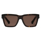 Dolce & Gabbana - Mirror Logo Sunglasses - Havana - Dolce & Gabbana Eyewear