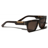 Dolce & Gabbana - Mirror Logo Sunglasses - Havana - Dolce & Gabbana Eyewear