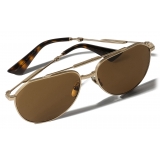 Dolce & Gabbana - Occhiale da Sole Stefano - Oro Marrone - Dolce & Gabbana Eyewear