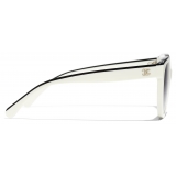 Chanel - Butterfly Sunglasses - Black White - Chanel Eyewear