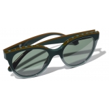 Chanel - Butterfly Sunglasses - Khaki Green - Chanel Eyewear