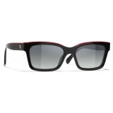 Chanel - Square Sunglasses - Black Red - Chanel Eyewear