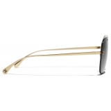 Chanel - Occhiali da Sole Pilota - Oro Chiaro - Chanel Eyewear