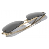 Chanel - Occhiali da Sole Pilota - Oro Chiaro - Chanel Eyewear