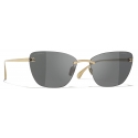 Chanel - Cat Eye Sunglasses - Light Gold - Chanel Eyewear