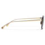 Chanel - Cat Eye Sunglasses - Light Gold - Chanel Eyewear