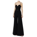 Elisabetta Franchi - Jumpsuit with Bustier Top - Black - Dress - Made in Italy - Luxury Exclusive Collection