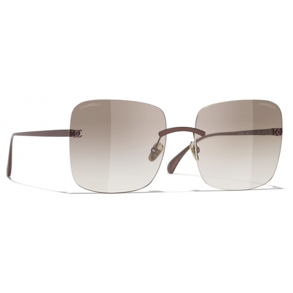 Chanel - Square Sunglasses - Brown - Chanel Eyewear