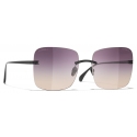 Chanel - Square Sunglasses - Black - Chanel Eyewear