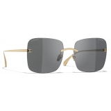 Chanel - Square Sunglasses - Light Gold - Chanel Eyewear