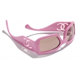 Chanel - Occhiali da Sole Rettangolari - Rosa - Chanel Eyewear