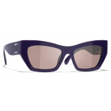 Chanel - Cat Eye Sunglasses - Purple Pink - Chanel Eyewear