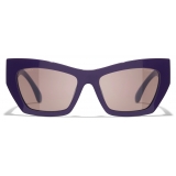 Chanel - Cat Eye Sunglasses - Purple Pink - Chanel Eyewear