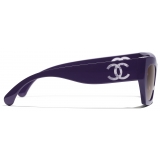 Chanel - Cat Eye Sunglasses - Purple Pink - Chanel Eyewear