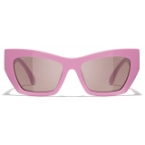 Chanel - Cat Eye Sunglasses - Pink - Chanel Eyewear