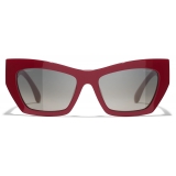 Chanel - Cat Eye Sunglasses - Red Gray - Chanel Eyewear