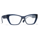 Chanel - Cat Eye Eyeglasses - Peacock Blue - Chanel Eyewear