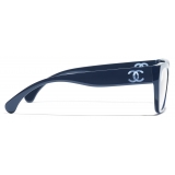 Chanel - Cat Eye Eyeglasses - Peacock Blue - Chanel Eyewear