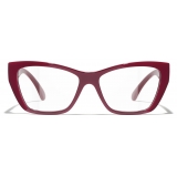 Chanel - Cat Eye Eyeglasses - Red - Chanel Eyewear