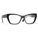 Chanel - Cat Eye Eyeglasses - Black Pink - Chanel Eyewear