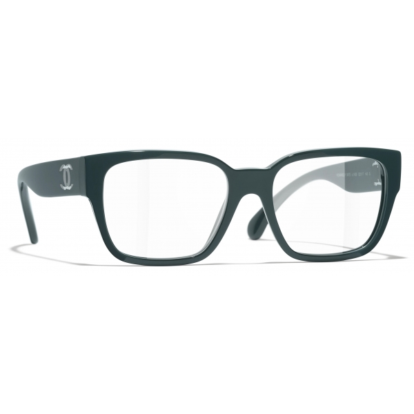 Chanel - Square Eyeglasses - Green - Chanel Eyewear