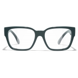 Chanel - Occhiali da Vista Quadrati - Verde - Chanel Eyewear