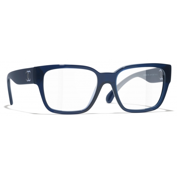 Chanel - Square Eyeglasses - Peacock Blue - Chanel Eyewear