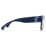 Chanel - Square Eyeglasses - Peacock Blue - Chanel Eyewear