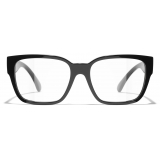 Chanel - Square Eyeglasses - Black Pink - Chanel Eyewear