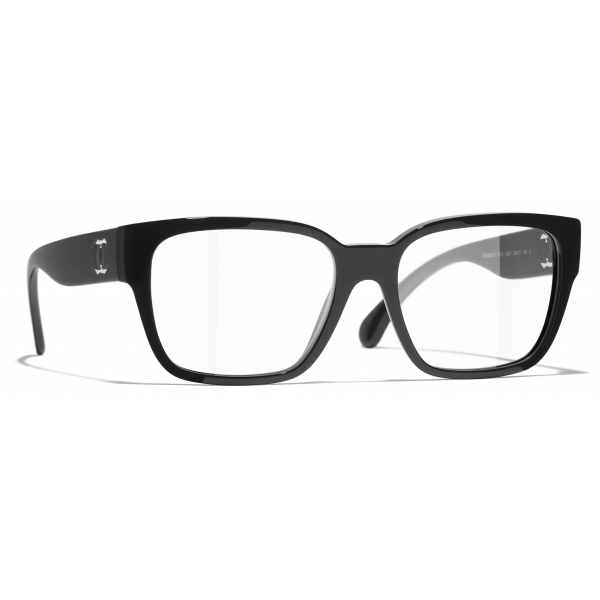 Chanel - Occhiali da Vista Quadrati - Nero - Chanel Eyewear