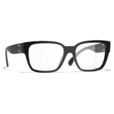 Chanel - Occhiali da Vista Quadrati - Nero - Chanel Eyewear