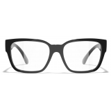 Chanel - Occhiali da Vista Quadrati - Nero - Chanel Eyewear