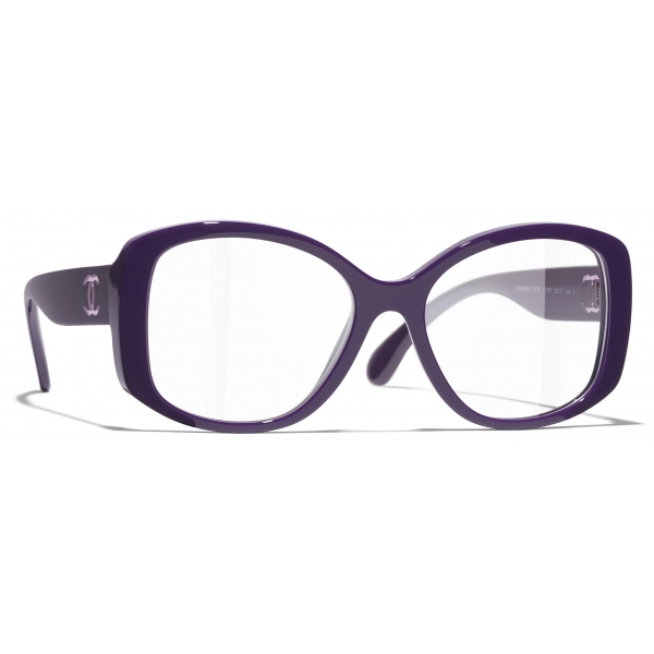 Chanel - Butterfly Eyeglasses - Dark Purple - Chanel Eyewear