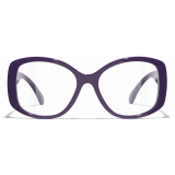 Chanel - Butterfly Eyeglasses - Dark Purple - Chanel Eyewear