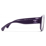 Chanel - Butterfly Eyeglasses - Dark Purple - Chanel Eyewear