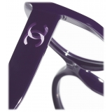 Chanel - Butterfly Eyeglasses - Dark Purple - Chanel Eyewear