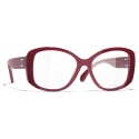 Chanel - Butterfly Eyeglasses - Red - Chanel Eyewear