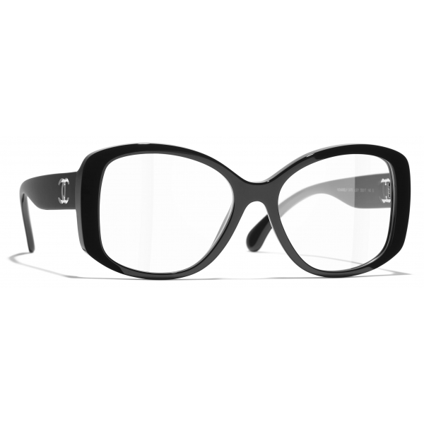 Chanel - Occhiali da Vista a Farfalla - Nero - Chanel Eyewear