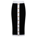 Balmain - Gonna Midi - Nero Bianco - Balmain Exclusive Luxury Collection