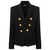 Balmain - Double Breasted Jacket - Black - Balmain Exclusive Luxury Collection