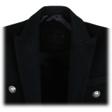 Balmain - Giacca Blazer Aperta sul Davanti - Nero - Balmain Exclusive Luxury Collection