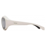 Moncler - Futuro Round Sunglasses - Matte White - Moncler Eyewear