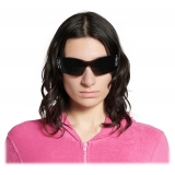 Balenciaga - Women's Bossy Mask Sunglasses - Black - Sunglasses - Balenciaga Eyewear