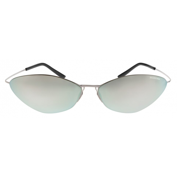 Balenciaga - Malibu Round Sunglasses - Silver - Sunglasses - Balenciaga Eyewear